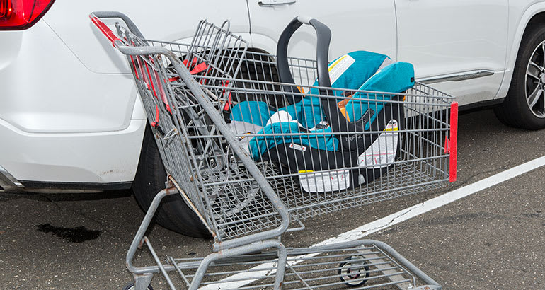 grocery cart baby seat